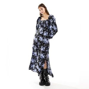 Free People
Jaymes Smocked Floral Midi Dress NWOT